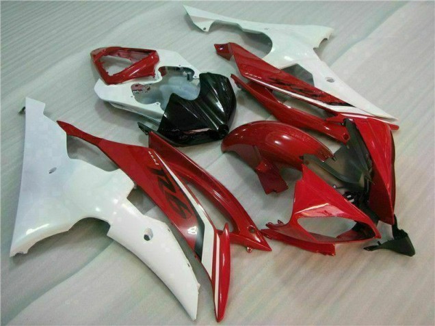 ABS 2008-2016 Red White Yamaha YZF R6 Motorbike Fairing Kits UK ABS 2008-2016 Red White Yamaha YZF R6 Motorbike Fairing Kits UK