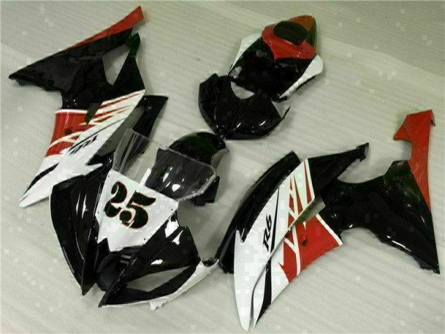 ABS 2008-2016 White Black Yamaha YZF R6 Motor Fairings UK ABS 2008-2016 White Black Yamaha YZF R6 Motor Fairings UK