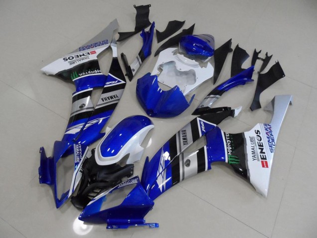 ABS 2008-2016 Blue White ENEOS Yamaha YZF R6 Bike Fairings UK ABS 2008-2016 Blue White ENEOS Yamaha YZF R6 Bike Fairings UK