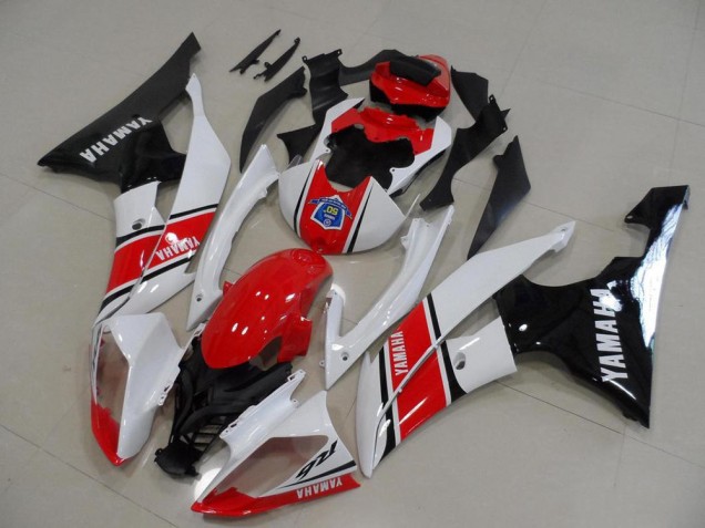 ABS 2008-2016 Red White Black Yamaha YZF R6 Bike Fairing Kit UK ABS 2008-2016 Red White Black Yamaha YZF R6 Bike Fairing Kit UK