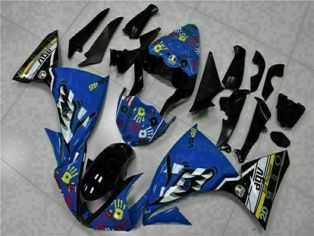 ABS 2009-2011 Blue Yamaha YZF R1 Bike Fairings UK ABS 2009-2011 Blue Yamaha YZF R1 Bike Fairings UK