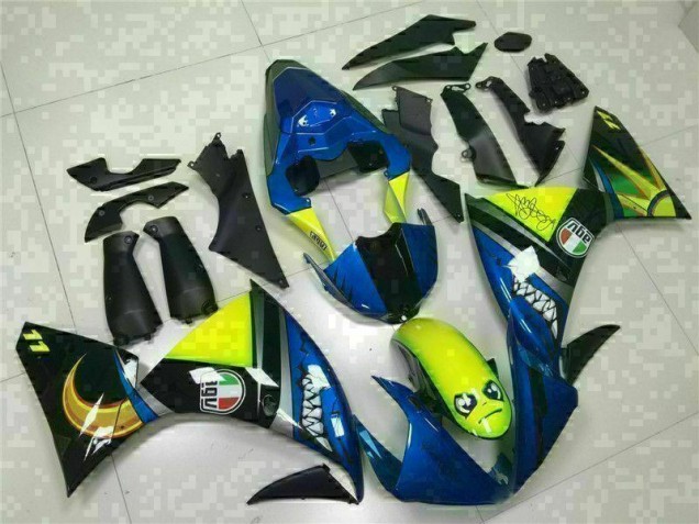 ABS 2009-2011 Blue Yamaha YZF R1 Replacement Motorcycle Fairings UK ABS 2009-2011 Blue Yamaha YZF R1 Replacement Motorcycle Fairings UK