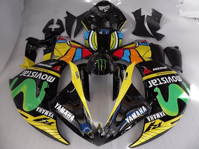 ABS 2009-2011 Rossi Moviestar Yamaha YZF R1 Bike Fairing Kit UK ABS 2009-2011 Rossi Moviestar Yamaha YZF R1 Bike Fairing Kit UK