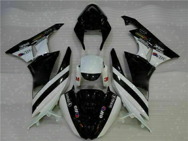 ABS 2009-2012 Black White 3M Touch4 Kawasaki ZX6R Motorcycle Fairing Kits UK ABS 2009-2012 Black White 3M Touch4 Kawasaki ZX6R Motorcycle Fairing Kits UK