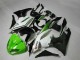 ABS 2009-2012 Green Black White 25 Kawasaki ZX6R Bike Fairings UK ABS 2009-2012 Green Black White 25 Kawasaki ZX6R Bike Fairings UK