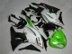 ABS 2009-2012 Green Black White 25 Kawasaki ZX6R Bike Fairings UK ABS 2009-2012 Green Black White 25 Kawasaki ZX6R Bike Fairings UK