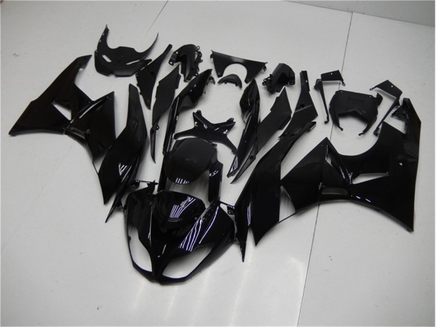 ABS 2009-2012 Glossy Black Kawasaki ZX6R Motorbike Fairing UK ABS 2009-2012 Glossy Black Kawasaki ZX6R Motorbike Fairing UK