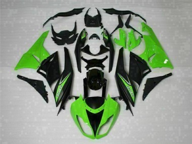 ABS 2009-2012 Black Green 636 Kawasaki ZX6R Motorcycle Bodywork UK