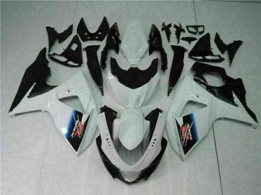 ABS 2009-2016 White Black Suzuki GSXR1000 Motor Bike Fairings UK