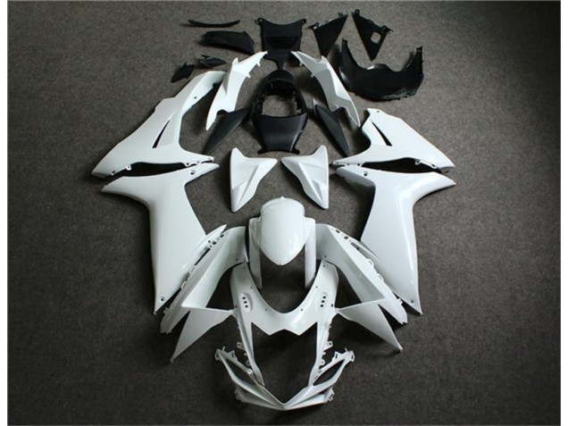 ABS 2011-2021 White Suzuki GSXR 600/750 Motorcycle Fairings Kit UK ABS 2011-2021 White Suzuki GSXR 600/750 Motorcycle Fairings Kit UK