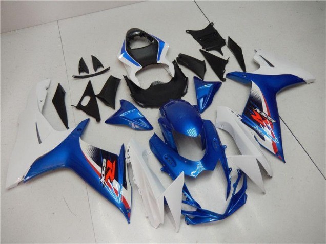ABS 2011-2021 Blue White Suzuki GSXR 600/750 Motorcycle Replacement Fairings UK ABS 2011-2021 Blue White Suzuki GSXR 600/750 Motorcycle Replacement Fairings UK