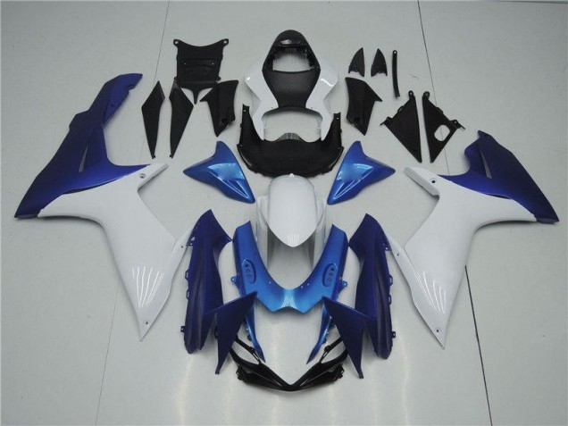 ABS 2011-2021 White Blue Suzuki GSXR 600/750 Replacement Fairings UK ABS 2011-2021 White Blue Suzuki GSXR 600/750 Replacement Fairings UK