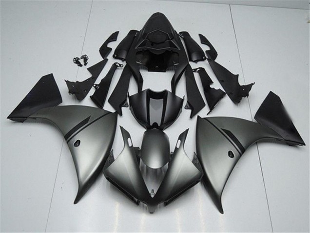 ABS 2012-2014 Matte Grey Black Yamaha YZF R1 Replacement Fairings UK ABS 2012-2014 Matte Grey Black Yamaha YZF R1 Replacement Fairings UK