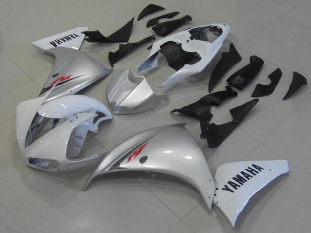 ABS 2012-2014 White Silver Yamaha YZF R1 Motorcycle Fairings UK ABS 2012-2014 White Silver Yamaha YZF R1 Motorcycle Fairings UK