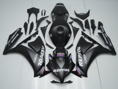 ABS 2012-2016 Matte Black Repsol Honda CBR1000RR Bike Fairing Kit UK