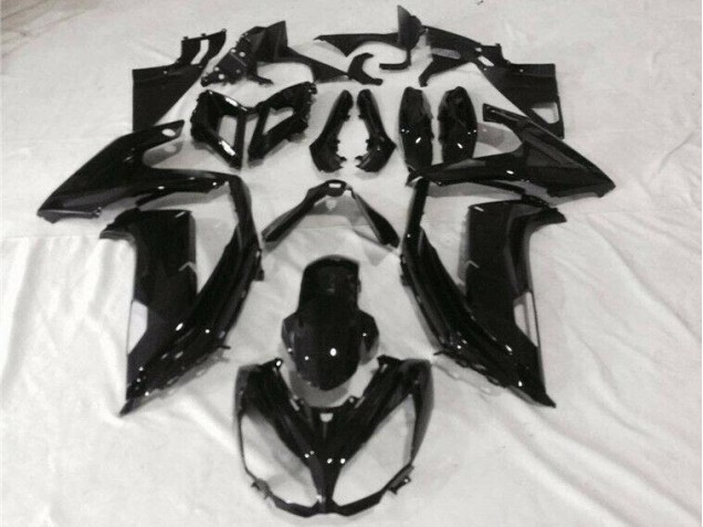 ABS 2012-2016 Glossy Black Kawasaki EX650 Motor Bike Fairings UK ABS 2012-2016 Glossy Black Kawasaki EX650 Motor Bike Fairings UK