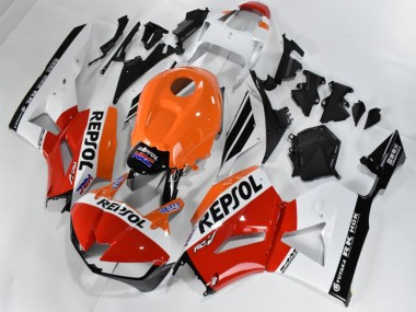 ABS 2013-2021 Red White Orange Repsol Honda CBR600RR Motorcycle Fairings Kit UK