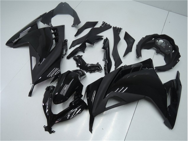 ABS 2013-2016 Glossy Matte Black Kawasaki EX300 Bike Fairings UK