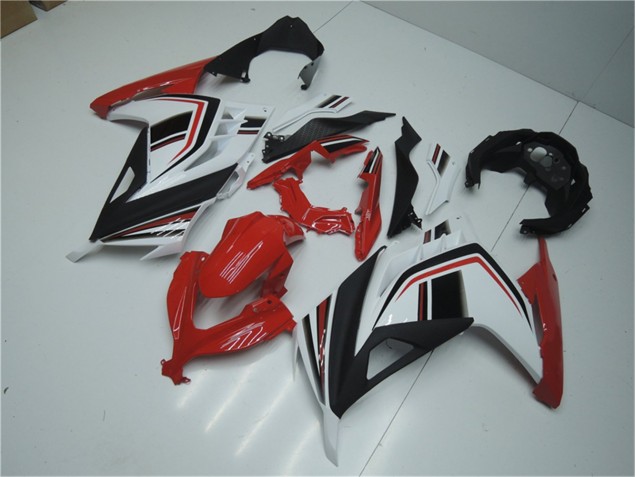 ABS 2013-2016 Red White Black Kawasaki EX300 Motorbike Fairing UK ABS 2013-2016 Red White Black Kawasaki EX300 Motorbike Fairing UK