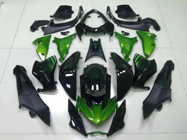 ABS 2013-2016 Green Black Kawasaki Z800 Moto Fairings UK ABS 2013-2016 Green Black Kawasaki Z800 Moto Fairings UK