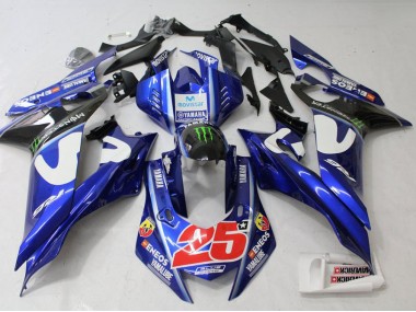 ABS 2017-2021 Movistar Yamaha YZF R6 Motorcylce Fairings UK