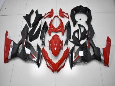 ABS 2018-2023 Red Black Kawasaki EX400 Motorcycle Fairing Kit UK