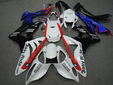 ABS 2009-2014 White Blue Red BMW S1000RR Bike Fairings UK