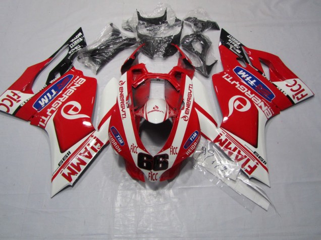 ABS 2011-2014 Red FIAMM FICC Ducati 1199 Motorbike Fairing UK ABS 2011-2014 Red FIAMM FICC Ducati 1199 Motorbike Fairing UK