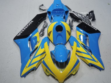 ABS 2004-2005 Blue Yellow Honda CBR1000RR Motorcycle Fairing Kits UK
