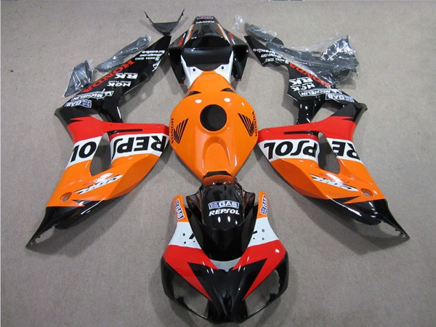 ABS 2006-2007 Orange Repsol Honda CBR1000RR Motorcyle Fairings UK ABS 2006-2007 Orange Repsol Honda CBR1000RR Motorcyle Fairings UK