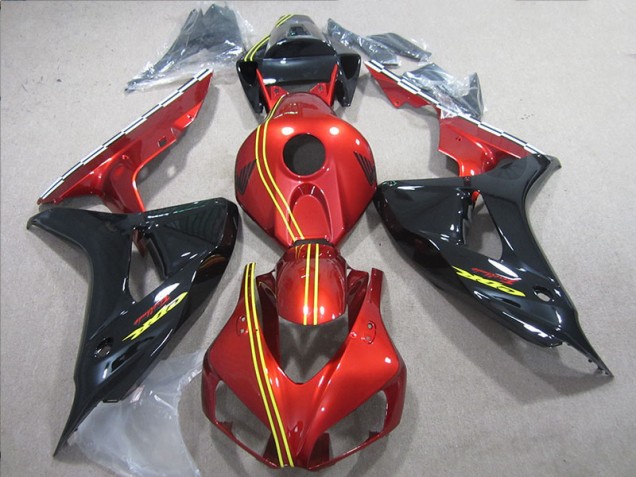 ABS 2006-2007 Black Red Yellow Honda CBR1000RR Motorcycle Replacement Fairings UK ABS 2006-2007 Black Red Yellow Honda CBR1000RR Motorcycle Replacement Fairings UK