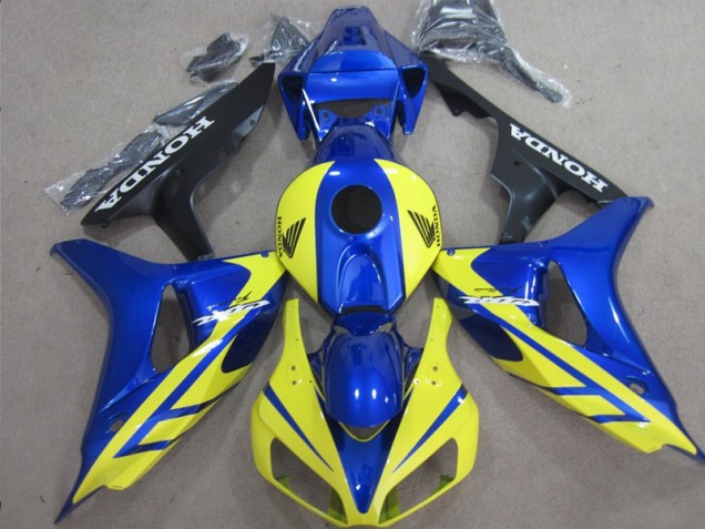 ABS 2006-2007 Blue Yellow Honda CBR1000RR Replacement Fairings UK ABS 2006-2007 Blue Yellow Honda CBR1000RR Replacement Fairings UK