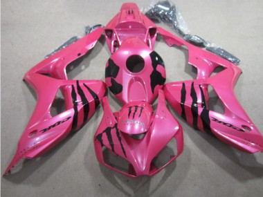 ABS 2006-2007 Pink Black Monster Honda CBR1000RR Motor Fairings UK