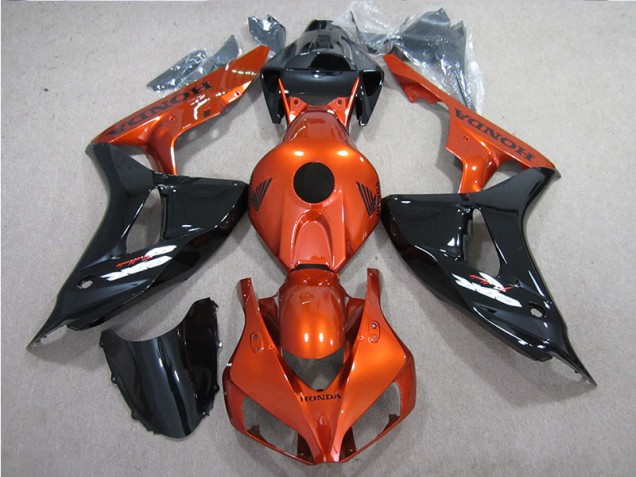 ABS 2006-2007 Black Orange Honda CBR1000RR Motorcycle Fairings Kit UK ABS 2006-2007 Black Orange Honda CBR1000RR Motorcycle Fairings Kit UK