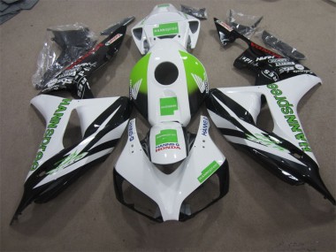 ABS 2006-2007 White Green Hannspree Honda CBR1000RR Motorcycle Fairing UK
