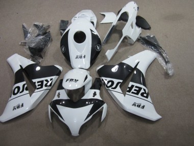 ABS 2008-2011 Black White Repsol Honda CBR1000RR Replacement Motorcycle Fairings UK
