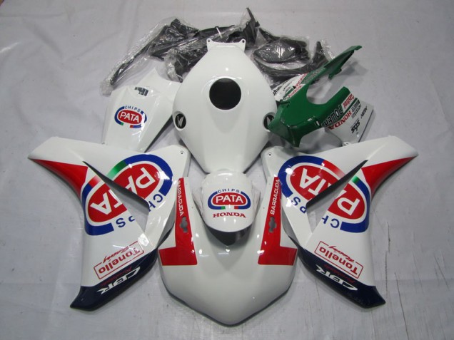 ABS 2008-2011 White Red PATA Honda CBR1000RR Bike Fairing Kit UK ABS 2008-2011 White Red PATA Honda CBR1000RR Bike Fairing Kit UK