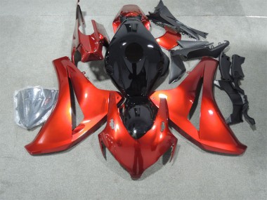 ABS 2008-2011 Black Red Honda CBR1000RR Moto Fairings UK