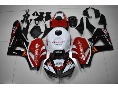 ABS 2012-2016 Black White Red Santander Honda CBR1000RR Moto Fairings UK