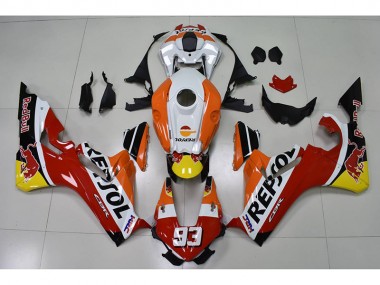 ABS 2017-2020 Repsol 93 Red Bull Honda CBR1000RR Motorcycle Fairing UK