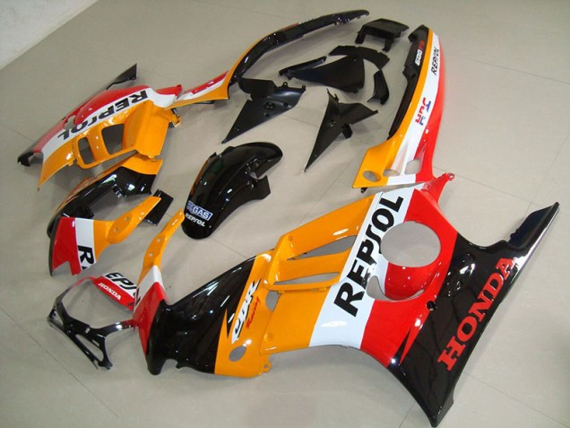 ABS 1995-1998 Orange Black Repsol Honda CBR600 F3 Motorbike Fairings UK ABS 1995-1998 Orange Black Repsol Honda CBR600 F3 Motorbike Fairings UK