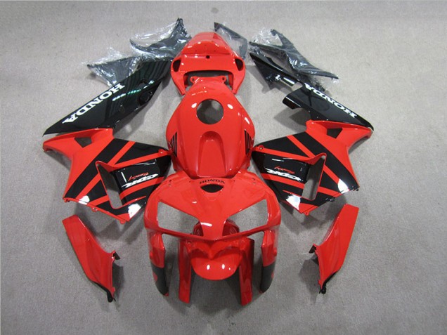 ABS 2005-2006 Red Black Honda CBR600RR Motorcycle Replacement Fairings UK ABS 2005-2006 Red Black Honda CBR600RR Motorcycle Replacement Fairings UK