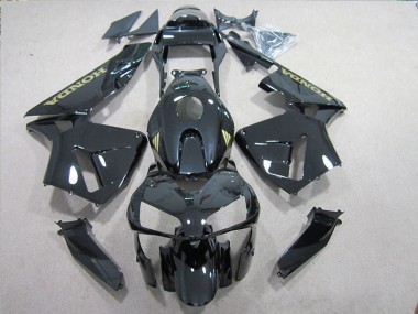 ABS 2005-2006 Black Gold Decal Honda CBR600RR Motorbike Fairings UK