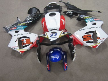 ABS 2005-2006 White Blue 27 Honda CBR600RR Replacement Motorcycle Fairings UK
