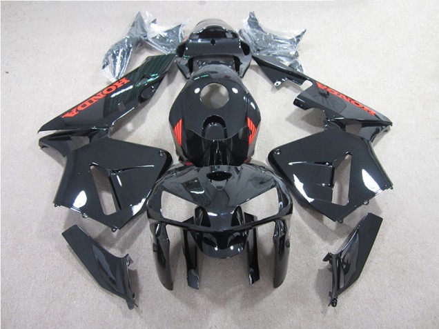 ABS 2005-2006 Black with Red Honda CBR600RR Motorcycle Bodywork UK ABS 2005-2006 Black with Red Honda CBR600RR Motorcycle Bodywork UK