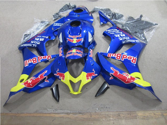 ABS 2007-2008 Blue Red Bull Honda CBR600RR Motorcycle Bodywork UK ABS 2007-2008 Blue Red Bull Honda CBR600RR Motorcycle Bodywork UK