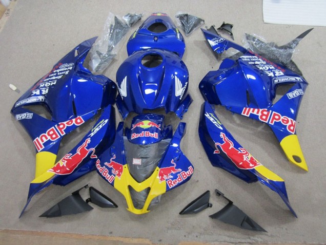ABS 2009-2012 Blue Red Bull Honda CBR600RR Replacement Motorcycle Fairings UK ABS 2009-2012 Blue Red Bull Honda CBR600RR Replacement Motorcycle Fairings UK