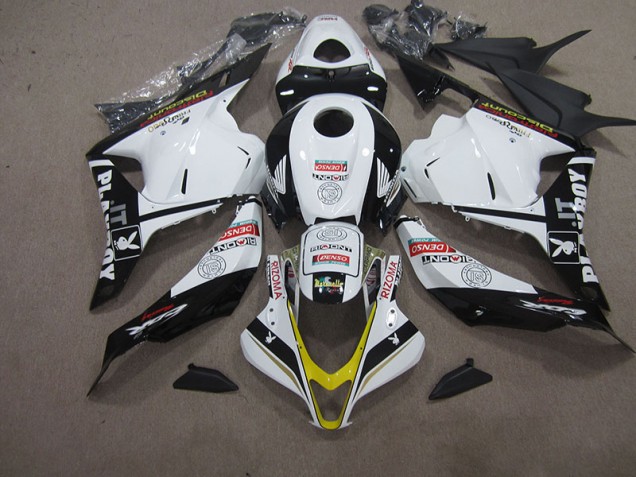 ABS 2009-2012 White Black DENSO RIZOMA Honda CBR600RR Motorcycle Fairing Kits UK ABS 2009-2012 White Black DENSO RIZOMA Honda CBR600RR Motorcycle Fairing Kits UK