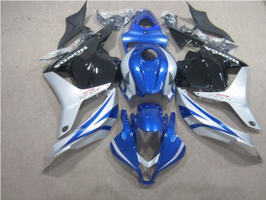 ABS 2009-2012 Blue Silver Black Honda CBR600RR Motorbike Fairing UK