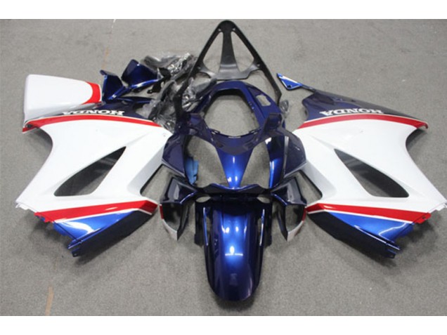 ABS 2002-2013 Blue White Honda VFR800 Motorcycle Fairings UK ABS 2002-2013 Blue White Honda VFR800 Motorcycle Fairings UK